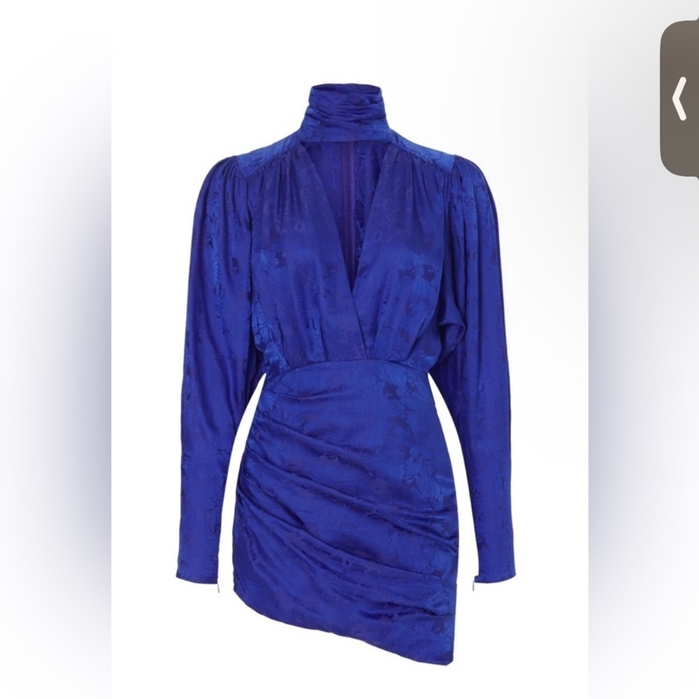 Ronny Kobo Collection Royal Blue Mini Dress